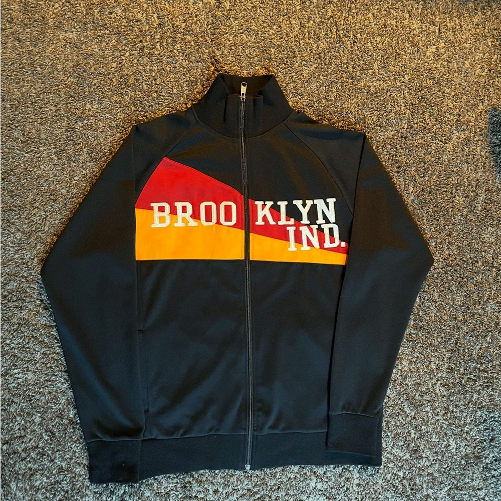 Black Brooklyn Industries zip-up jacket